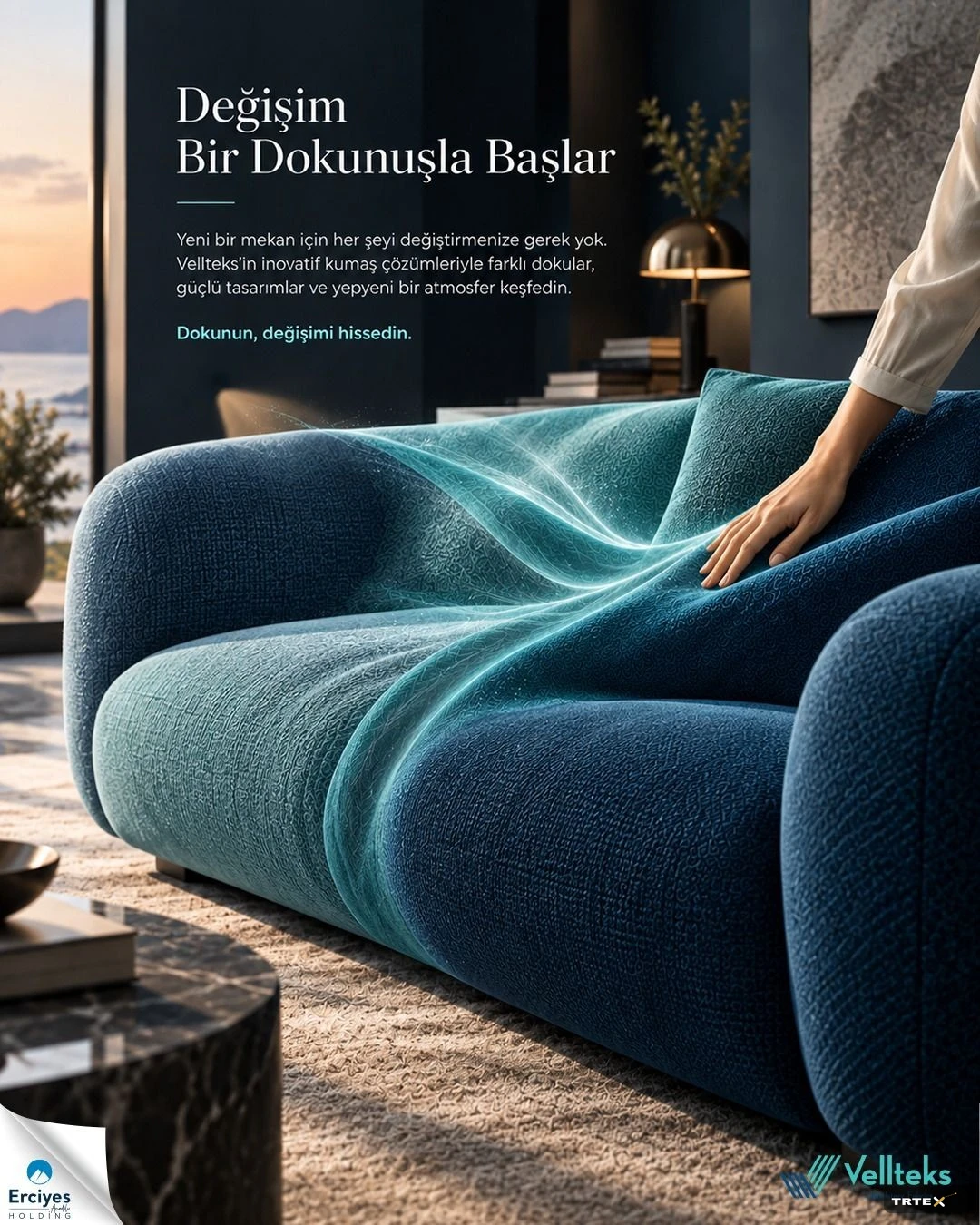 Vellteks Fabrics: Yeni mekan için her şeyi değiştirmeye gerek yok Vellteks Fabrics: Yeni mekan için her şeyi değiştirmeye gerek yok