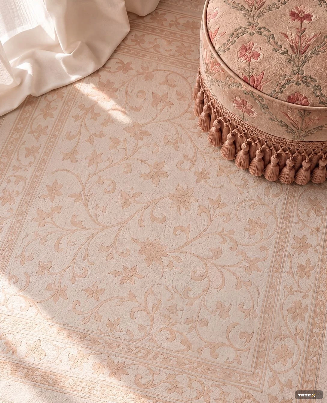 Perde ve döşemelik firması Linens Floret kilimini tanıttı Perde ve döşemelik firması Linens Floret kilimini tanıttı