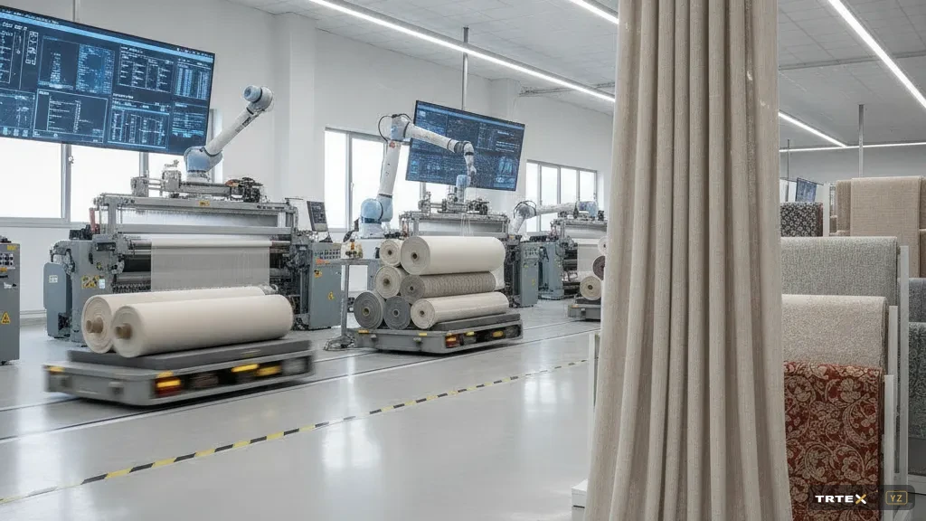 Ev Tekstilinde Endüstri 4.0: Akıllı Üretim Sistemleri ve Verimlilik