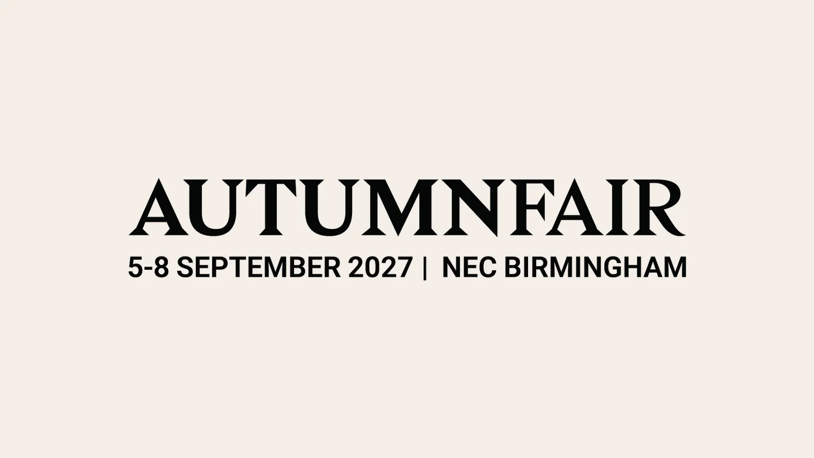 Autumn Fair 2027