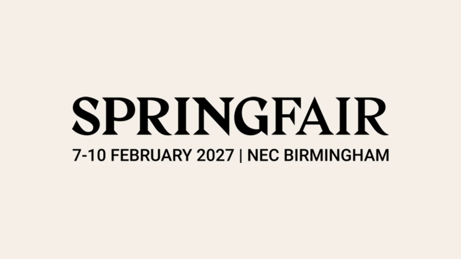 Spring Fair 2027